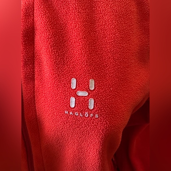 Haglöfs Scandinavian full-zip fiery red fleece - Picture 3 of 12